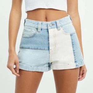 PacSun Hopper Patch Denim Mom Shorts